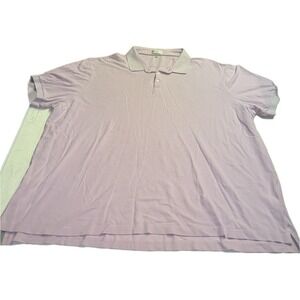 Peter Millar Crown Soft Men's Size 4XL Polo‎ Shirt Light Purple Lavender